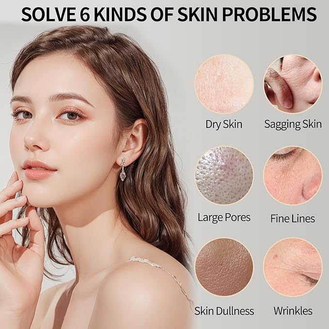 Collagen Overnight Wrapping Peel Off Facial Mask with Jelly Brush, Skin Hydration & Firming & Glowy, Improve Sagging & Dullness, Korean Skincare(75ml, 2.54 fl.oz)