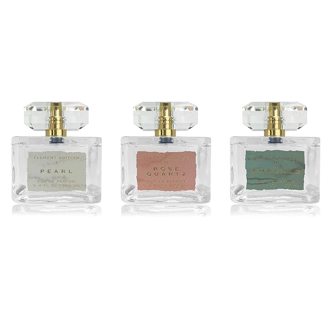 Tru Fragrance Beauty Element Edition Women's Perfume Spray - Pearl, 3.4 oz 100 ml - Calming and Relaxing Fragrance with a Blending of Peach, Rosewater, and Skin Musk