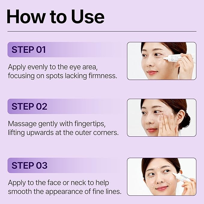 Differ & Deeper Reaging Firming Eye Cream – Lightweight Eye Treatment for Smoother, Hydrated Under Eyes | K-Beauty Skincare (30ml)