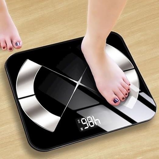 Compact Smart Scale, Advanced Body Monitor, Wellness Tool with Fast, Office Gadget with Reliable Detail, 10.24 x 10.24in Kitchen Device, Travel Accessory for Pregnancy Care