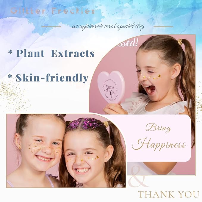 Glitter Freckles, 32 Pcs Sparkle Glitter Freckles Face Tattoo for Women Girls Silver Temporary Face Tattoos Concert Festival Rave Accessories (Silver)