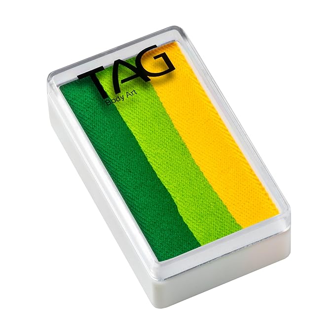 TAG Face and Body Paint - 1 Stroke Split Cake 30g - Leaf Yellow