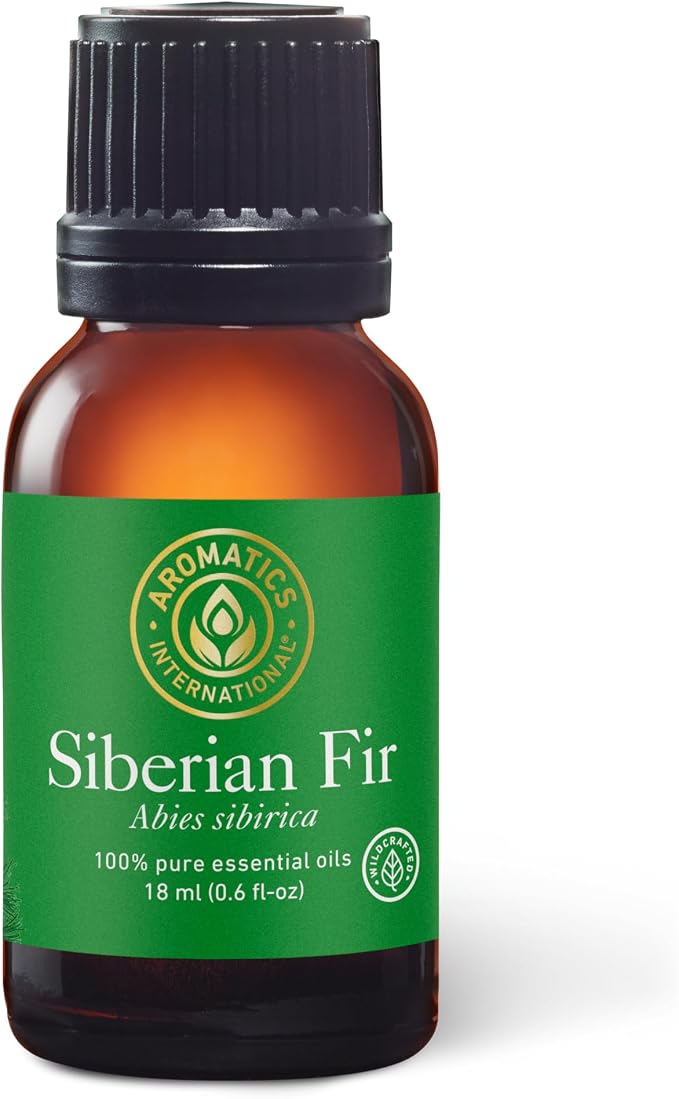 Aromatics International Wildcrafted Siberian Fir Essential Oil 18ml | 100% Pure Essential Oil for Diffusion & Aromatherapy