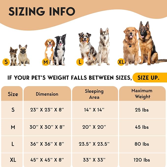 PetJett Small Dog Bed - 23'' Round Dog Beds, Calming Puppy Bed - Washable Dog Bed - Anti-Slip, Super Soft Fluffy Plush Faux Fur Pet Bed, Anti-Anxiety Premium Comfort Donut Bed, Fits Dogs Upto 25 lbs