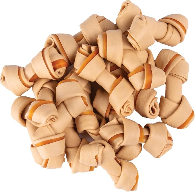 SmartBones Mini Bones Rawhide-Free Dog Treat, Real Sweet Potato, 24 Count | With Real Sweet Potatoes & Chicken, Easy To Digest Chew, Vitamin & Mineral Enriched, Supports Dental Health, For Small Dogs