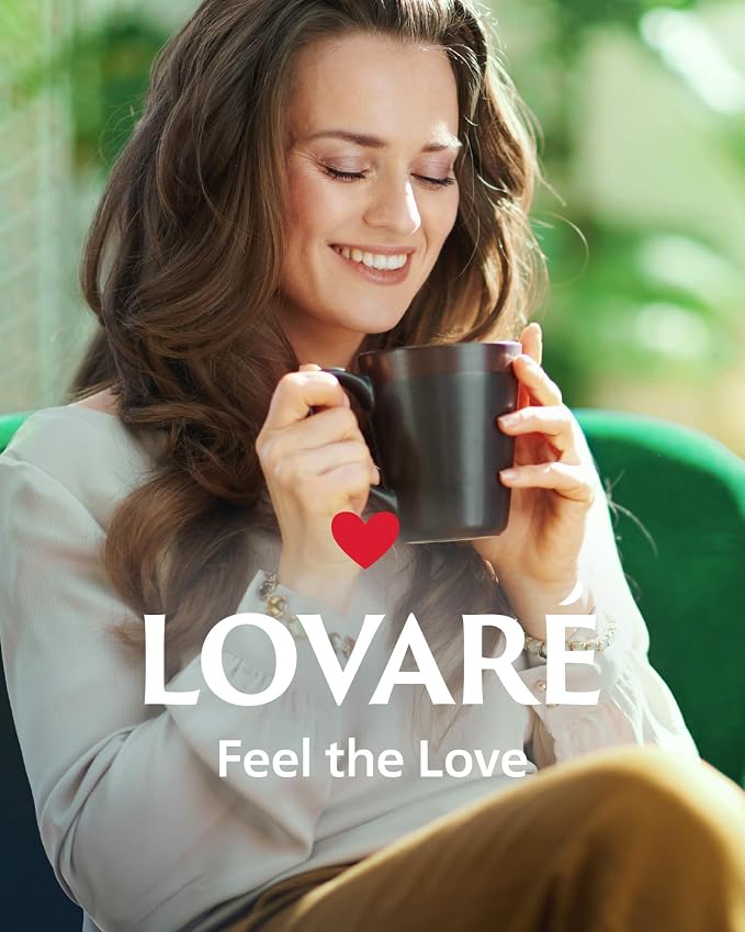 LOVARE Bahamian Soursop Loose Leaf Tea – 80 g Premium green tea blend with Pieces & Marigold Petals – Ukrainian Brand – Authentic Gift Tube with 15 Paper Filters – Easy to Brew tea Blend (Bahamian Soursop)