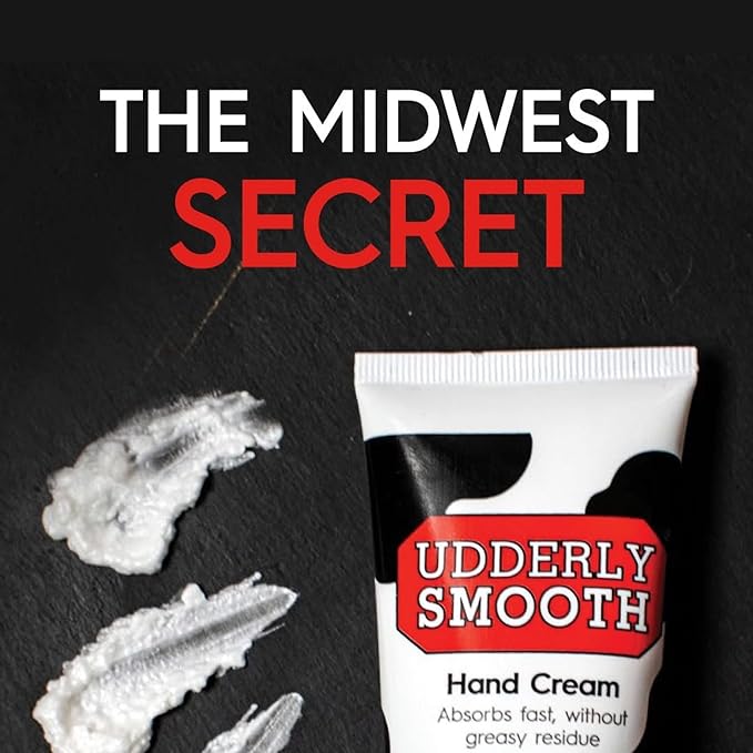 Udderly Smooth Hand (2 Oz) & Body Cream (12 Oz) Bundle, Daily Moisturizer to Restore Dry or Irritated Skin, Dermatologist Tested, 3 Items Total
