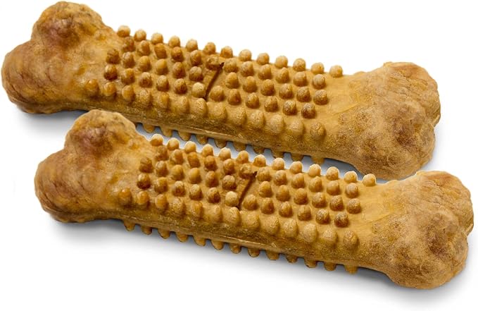 Nylabone Nubz Natural Dog Treats Made with Real Chicken, Small, 32 Count | Long lasting dog chews, made in USA, limited ingredients, highly digestible, dog dental treats for small dogs up to 30 lbs