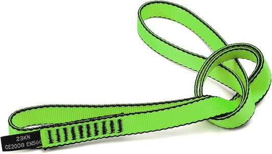 18MM Nylon Climbing Sling Runner 23KN CE2008/EN566 Strong Webbing Straps for Rock Climbing,Mountaineering, Rappelling, Swing, Yoga Hammock etc