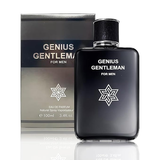 AFLUXE Genius Gentleman for Men - Eau de Parfum For Men - Elegant & Masculine Long-Lasting Cologne - 100m
