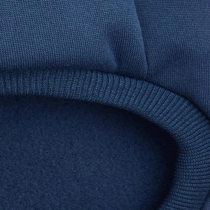 Soft Puppy Sweater for Small Dogs Winter Knit Pullover, Navy XXS | Elastic Cuffs Pet Clothes, Holiday Party Matching, Fall Winter Daily Outfit, Soft Breathable Machine Washable Sweatshirt