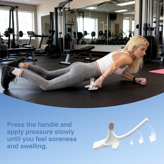 Psoas Release Tool - Psoas Muscle Release Tool Fully Adjustable for Iliacus, Waist Pain Sciatica, Back&Posture Relief, Hip Flexor Release Tool and Trigger Point Massage Tool