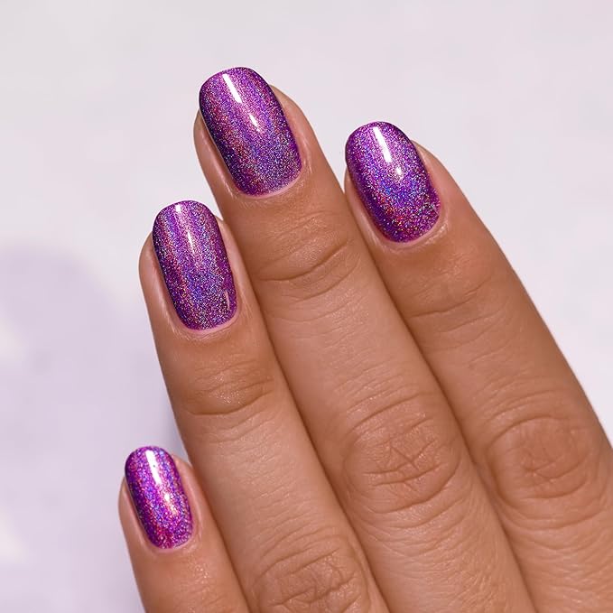 ILNP Kings & Queens - Saturated Burgundy Holographic Nail Polish