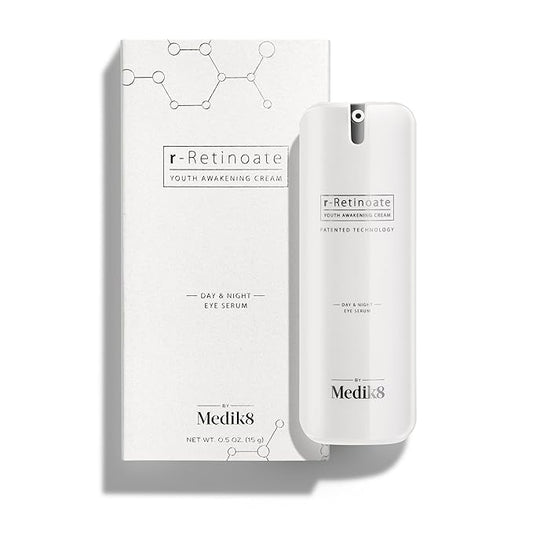 Medik8 R-Retinoate Day and Night Eye Serum - Hydrating Vitamin A Undereye Serum - Reduces Fine Lines, Wrinkles, Dark Circles - Gluten Free - 0.5 oz