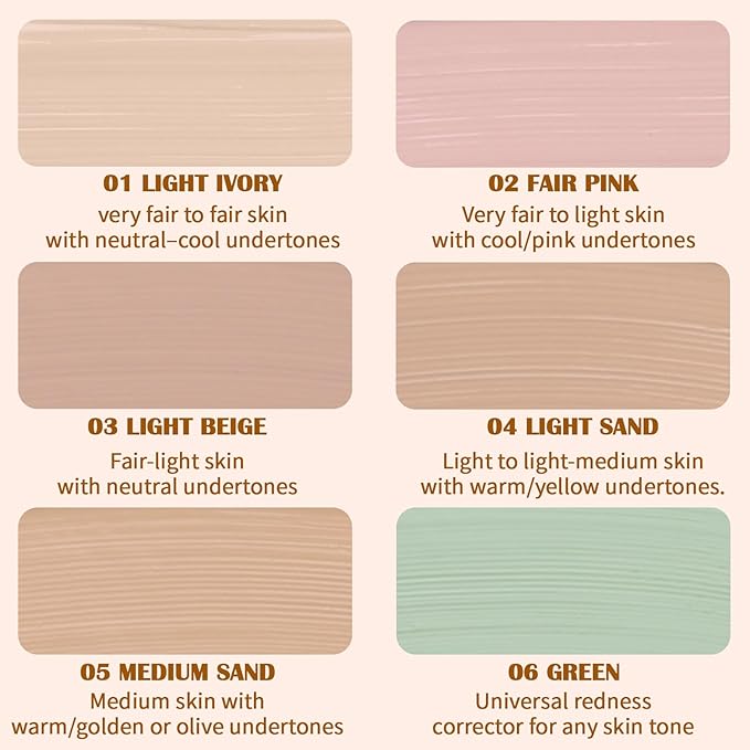 UCANBE Stay-Put Full Coverage Concealer, Long-Wear Waterproof, Under Eye Brightener Concealer, Color Corrector for Dark Circles, Acne, Blemishes, Redness Color Correcting Cream (05 MEDIUM SAND)