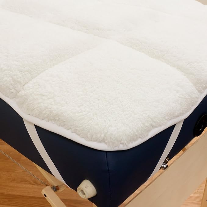 Body Linen 8 Pack - Abundance Deluxe Quilted Fleece Massage Table Pad Set. Includes Face Cradle Cover & Table Pad. Microfiber Fleece is Lint Free, Super Soft & Cushy