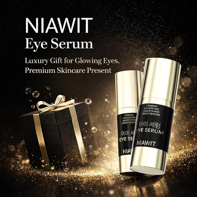 Eye Serum for Dark Circles and Puffiness - Advanced Anti-Aging Under Eye Care for Wrinkles, Bags and Fine Lines - Hydrating and Firming Formula to Brighten and Revitalize Tired Eyes 1 Fl.oz.