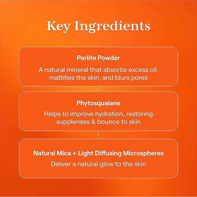 Live Tinted Hueskin Brightening Core Setting Powder - Hydrating, Shine Control Blurring Setting Powder Formulated with Hydrating Phytosqualane For A Natural Soft Matte Finish - Light Shade