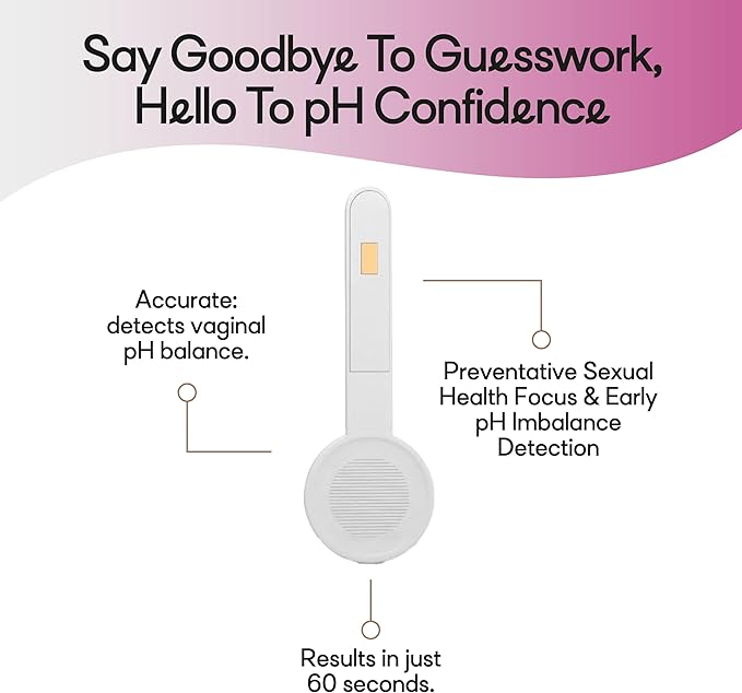 GoldN™ Vaginal pH Test for Women – Easy-to-Use Self-Testing Kit | Accurate Results in 60 Seconds | Detects Imbalance & Maintains Intimate Health | Hygienic, FDA-Registered, Discreet Packaging | 1 Test