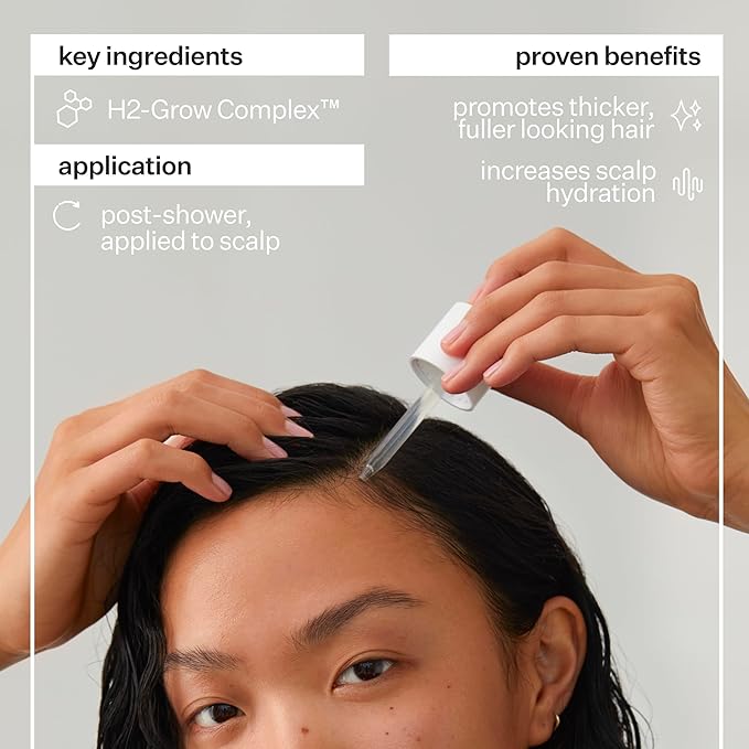 Act+Acre 3-Pack Mini Cold Processed Stem Cell Scalp Serum - Promotes Thicker, Fuller-Looking Hair - Soothes and Hydrates - Sulphate and Paraben Free - Aloe Vera for Improved Scalp Health