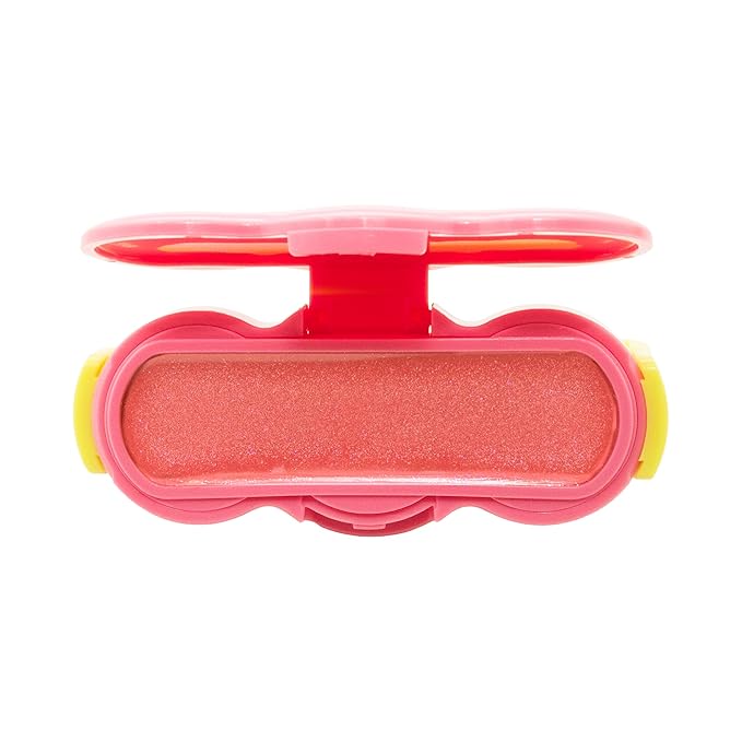 The Crème Shop Shimmer Pop Clip-On Lip Gloss | Korean Makeup, Cute Clip Accessory, Hydrating, Non-Sticky, Shea Butter, Hyaluronic Acid, Vitamine E- Nude Orbit