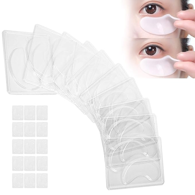 25PCS Eye Mask Molds, Portable Reusable Eye Mask Patch Tray Plate Set, DIY Under Eye Mask Mold