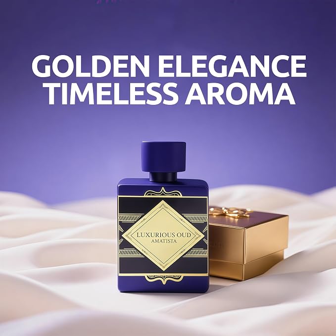 A CENTER Luxurious Men's Cologne Eau de Parfum Gift Set - 3.4 Fl Oz Each | Citrus Spicy & Woody Ambergris Fragrance | Luxury Perfume for Day & Night