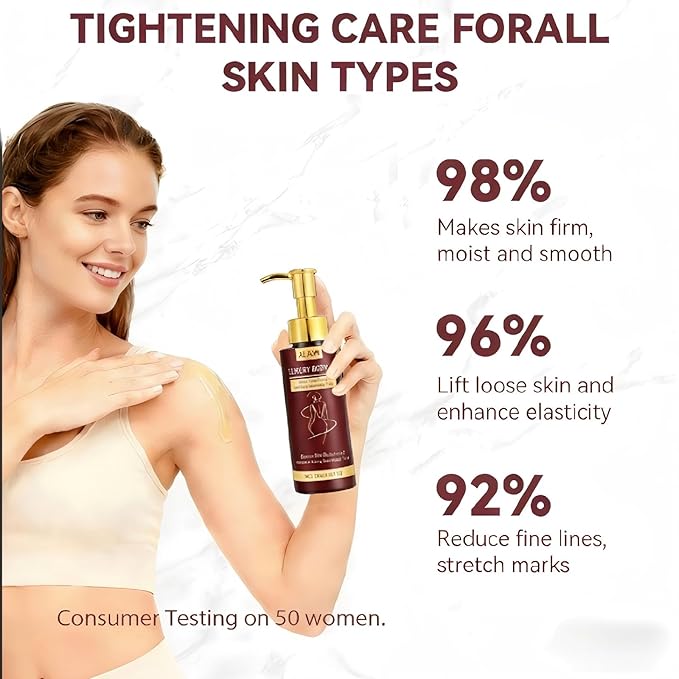 Body Firming Oil for Women - Fast-Absorbing Hydration & Skin Tightening Treatment for Arms, Legs, Stomach - Non-Greasy Post-Shower Glow Remedy Firming care to enhance skin elasticity.120ML- 2PCS