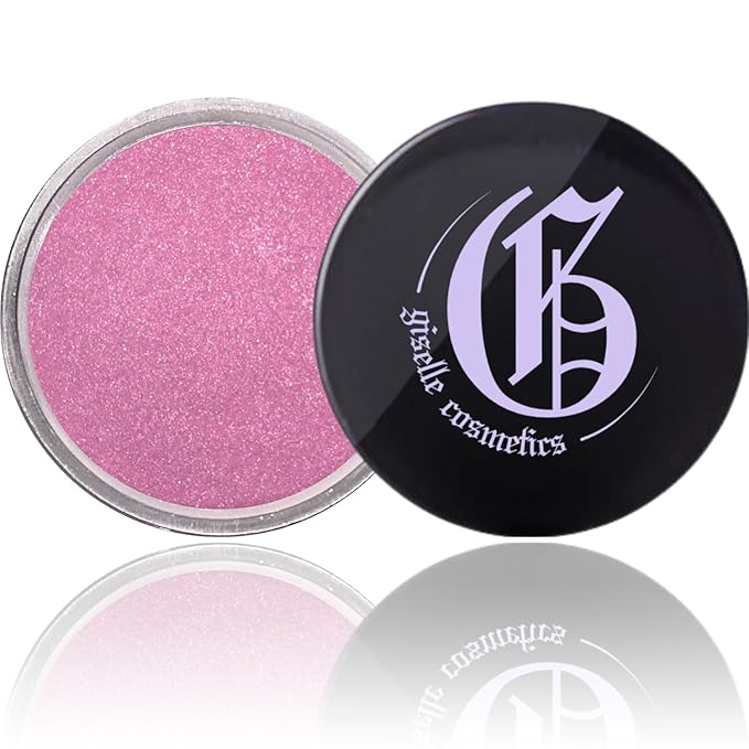Bubble Gum Mineral Loose Eye Shadow - Organic, Shimmer, Sparkle & Glitter Eyeshadow Palette Makeup | Pink, Lavender, Purple, Hot Pink, Metallic Eye Cream | Eye Glitter Singles