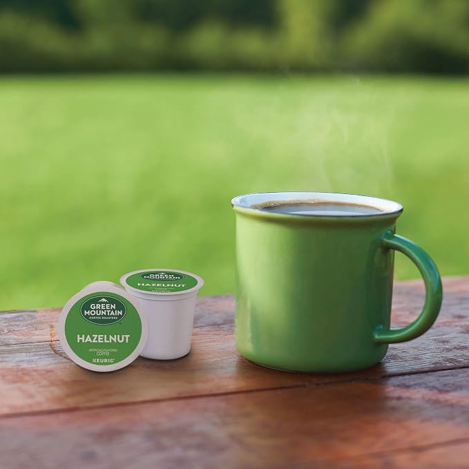 Green Mountain Coffee Roasters Hazelnut Keurig Single-Serve K-Cup pods, Light Roast Coffee, 12 Count