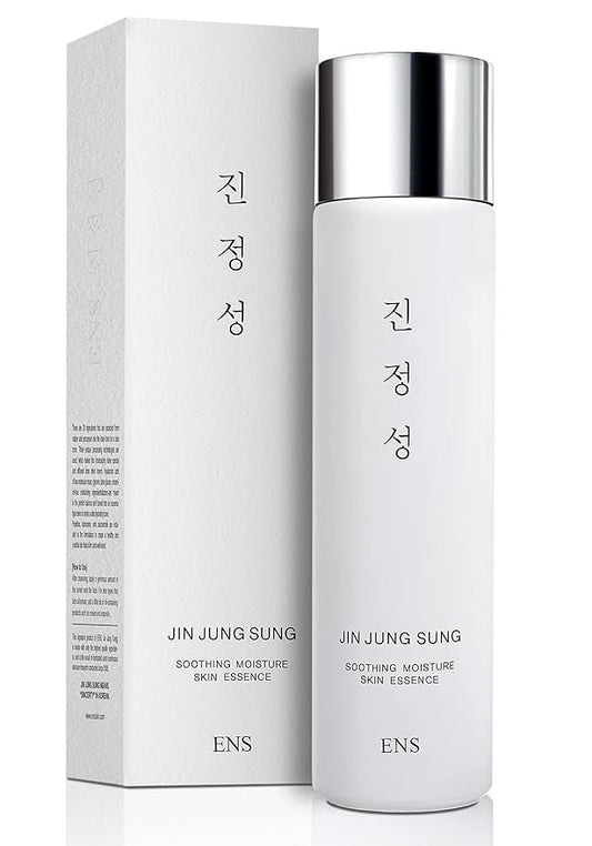 JIN JUNG SUNG Soothing Essence Serum 5 Oz – Non-Sticky Lightweight Hydrating Moisturizer for Oily, Dry & Sensitive Skin | 7 Hyaluronic Acids, Beta-Glucan, Niacinamide | Korean Skincare for Men & Women
