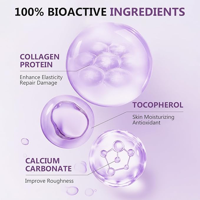 Hajoyful Calcium Multi Balm, Calcium Volume & Wrinkle Core Stick, Korean Collagen Moisturing Stick, Hydrating, Firming Skin, Suitable for Face, Eyes & Neck, 9g