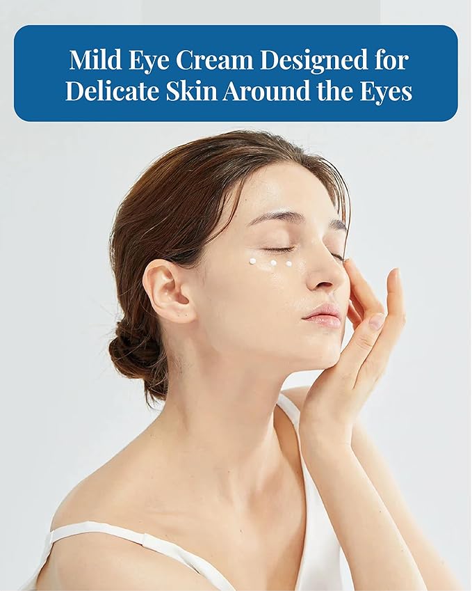 DR. BELMEUR Advanced CICA Eye Cream (0.9fl oz) - Gentle Eye Care for Delicate Skin. Korean Skin Care by LG Beauty. Ceramide, Centella Asiatica, Pro-Retinol.