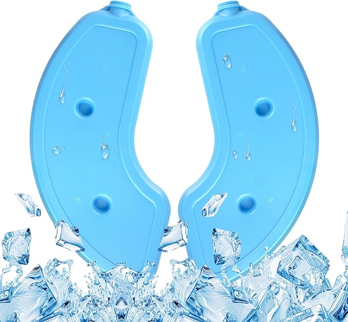 2 Pcs Replacement Ice Packs for Automatic Cat Feeder Wet Food and Automatic Pet Feeder （Place It Horizontally, Not Vertically）