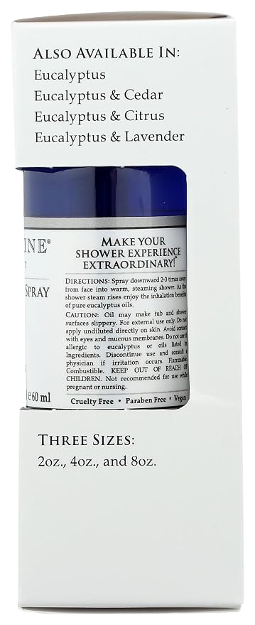 Travertine Spa Steam Shower Spray, Eucalyptus, 2 oz.