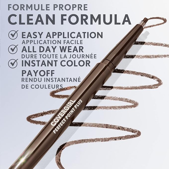 Covergirl Perfect Point Plus Eyeliner, Charcoal, 0.08 Ounce (Pack of 1)