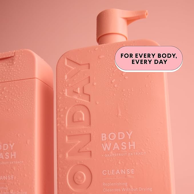 MONDAY HAIRCARE CLEANSE Body Wash with Grapefruit Extract, Hyaluronic Acid, Shea Butter, Coconut Oil for Normal to Oily/Combination Skin 900 mL