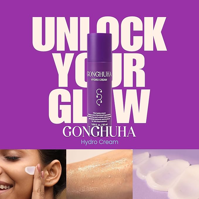 Hydro Cream – Lightweight Ultra-Hydrating Face Moisturizer for Glowing Skin | 50ml (1.69 fl oz) with Hyaluronic Acid & Cica | Korean Skin Care