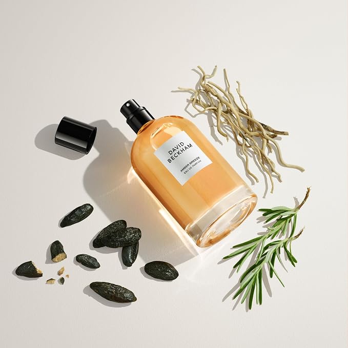 David Beckham Amber Breeze Eau de Parfum 3.3 fl oz (Pack of 1), Notes of Bergamot, Lavender, and Wood, Men's Fragrance, Long Lasting, Everyday Fragrance, Travel Size