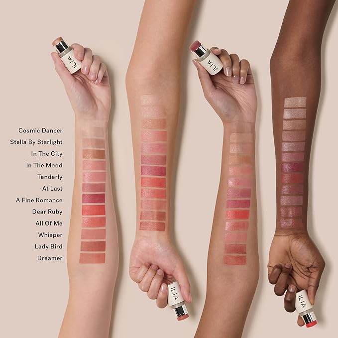 ILIA - Multi-Stick For Lips + Cheeks | Buildable, Creamy, Multi-Use Color Formula for All Skin Types | Nourish, Soften, Protect | Non-Toxic, Vegan, Cruelty-Free (In The City, 0.15 oz | 4.5 g)