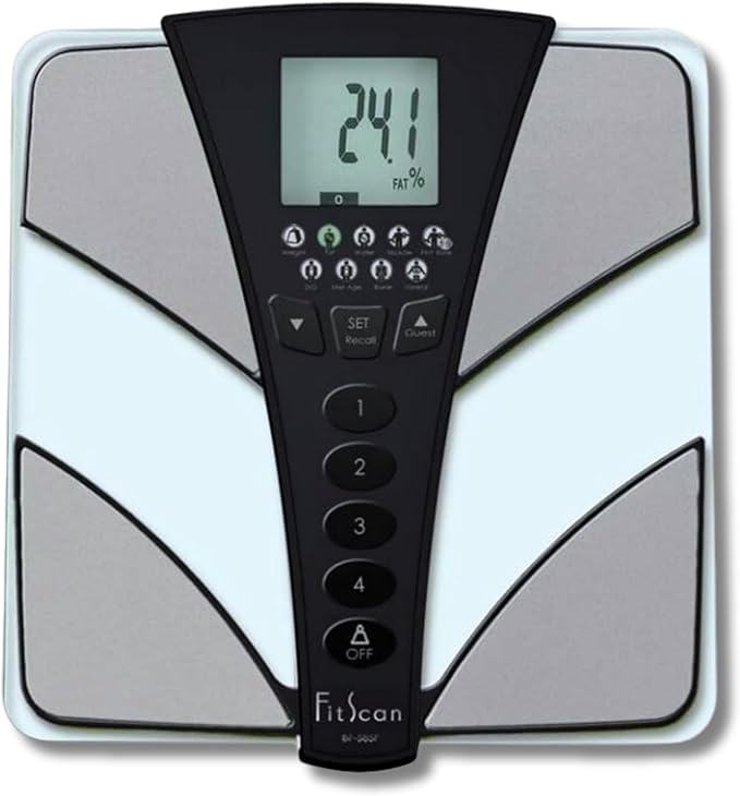 FitScan BC-585F - Japan Technology Multi-Frequency Body Composition Monitor - Smart Digital InBody Scale with Fat, Muscle Mass, BMI, Caloric Intake, Metabolism, and Visceral Fat Tracker