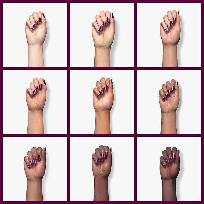 YTD Likomey Wine Purple Gel Nail Polish,15ml Salon Home DIY Manicure Raspberry Deep Plum Strawberry Fall Winter Soak Off UV Color Varnish,CS017