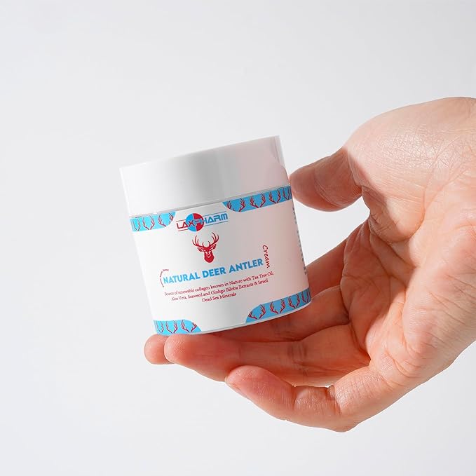 Deer Antler Collagen Renewal Cream for All Skin Types | Deep Nourishment, Antioxidant Effect, Hydration, & Anti-Aging Formula for All Skin Types | Cruelty-Free & Natural Ingredients