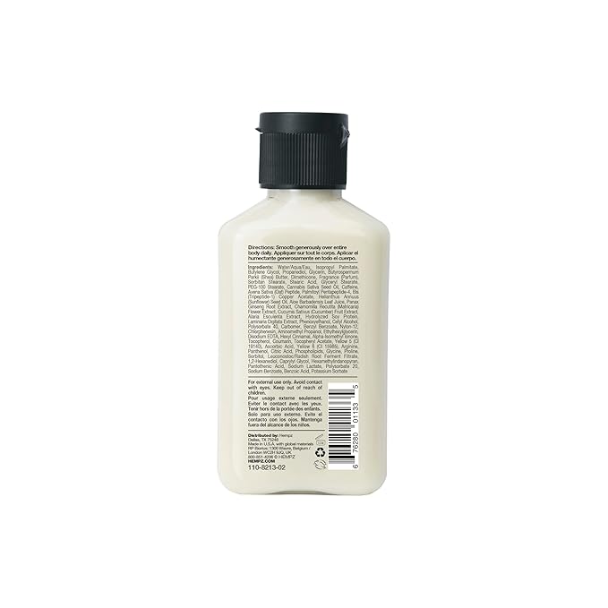 HEMPZ Body Lotion Age Defying - Shea Butter Daily Moisturizing Cream, Shea Butter Hand and Body Moisturizer - Hemp Lotion - Skin Care Products, Hemp Seed Oil - Mini, 2.25 oz.