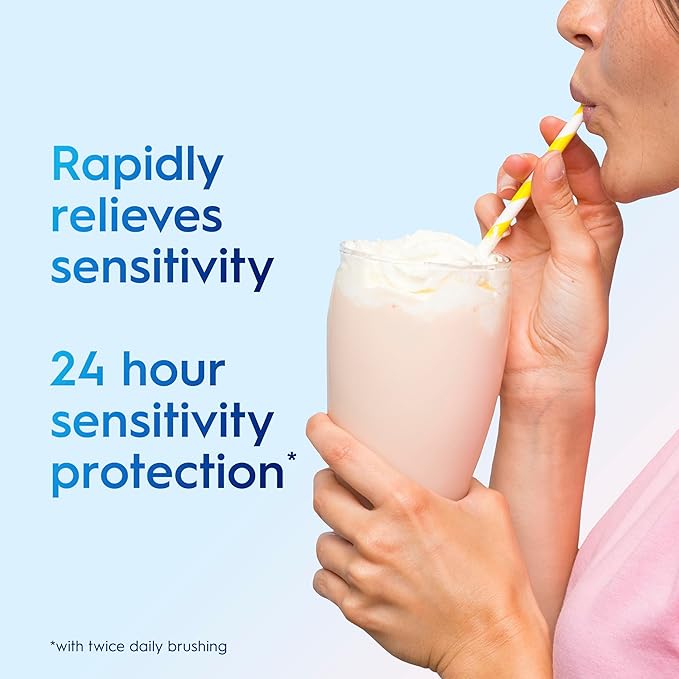 Crest Sensitivity Toothpaste 4.8 oz (3 Pack), Relieves Sensitivity, Strengthens Gums, Anticavity, Clinically Proven, Antibacterial Toothpaste