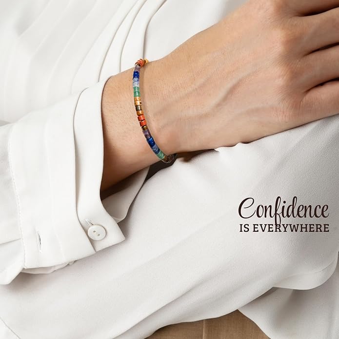Inspirational Gifts Bracelets for Women: Valentines Mothers Day Birthday Gifts for Women Friends Sister Mom - Healing Natural Stone Beads Bracelets Thinking of you Get Well Soon Gift for Women