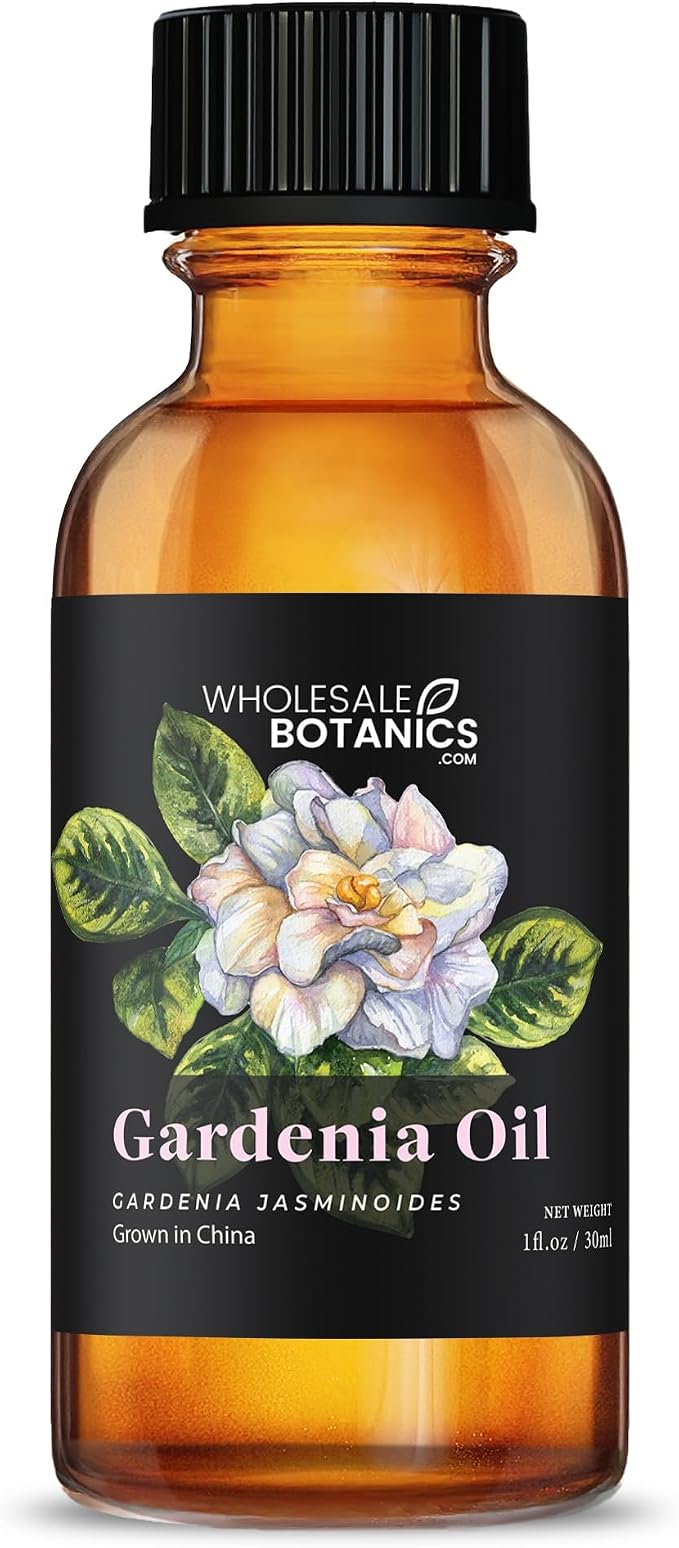 Gardenia Essential Oil by Wholesale Botanics | Premium Grade Essential Oil | for Aromatherapy, Soaps, Lotions, & Candles | Vegan & Cruelty Free (1 Fl.Oz.)