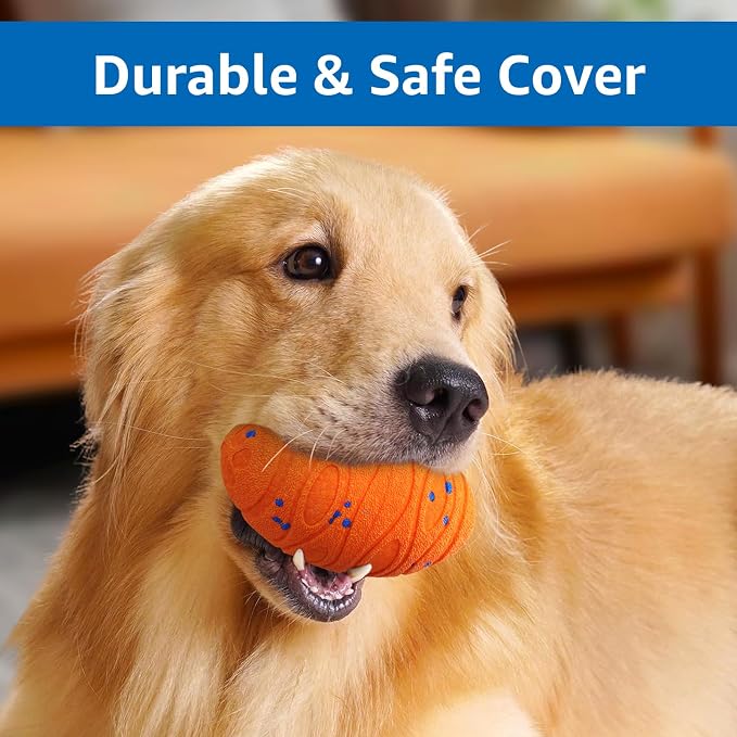 Dolita Interactive Dog Toy 2 Modes Tough Chewers Dog Ball, Smart Automatic Rolling Ball, E-TPU Material for Aggressive Chewers, Large/Medium Dogs