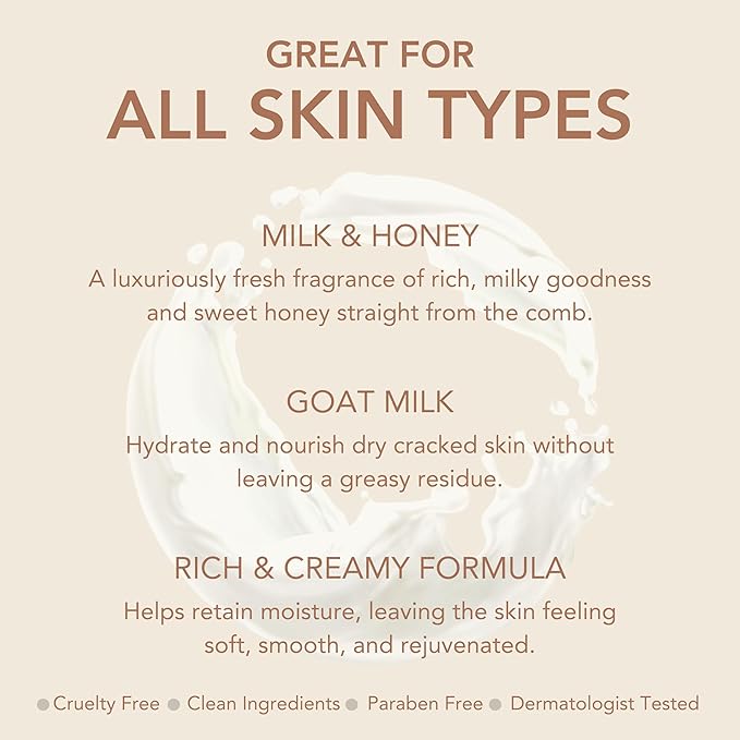 Dionis Goat Milk Hand & Body Cream Milk & Honey 3.3oz (Pack of 1)