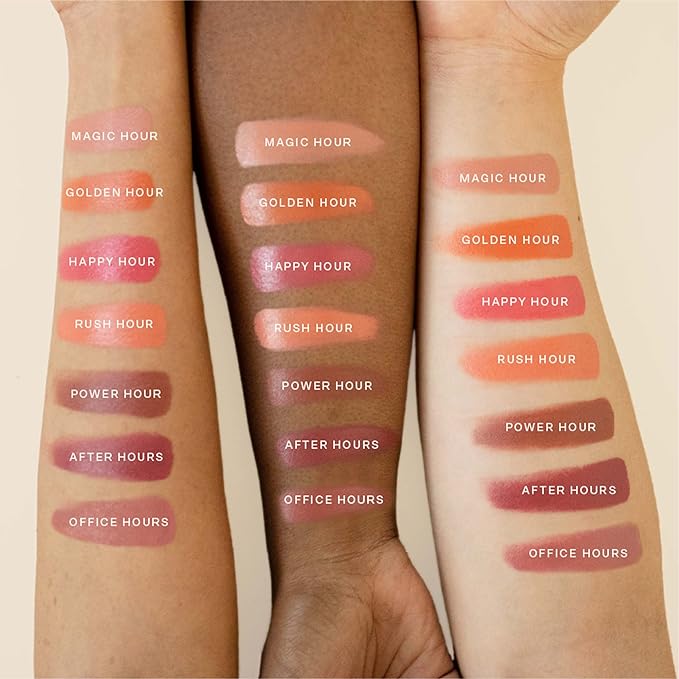 Tower 28 Beauty BeachPlease Cream Blush for Cheeks and Lips - Multi-Purpose Lip and Cheek Tint in Mauve Blush - for Sensitive Skin – Color OFFICE HOUR, Luminous Finish